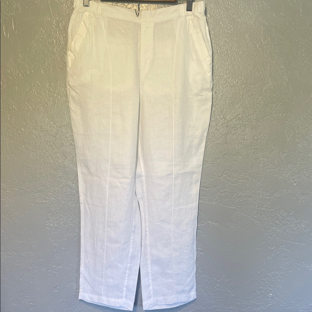 Nicole Miller Women's Elegant White Pants